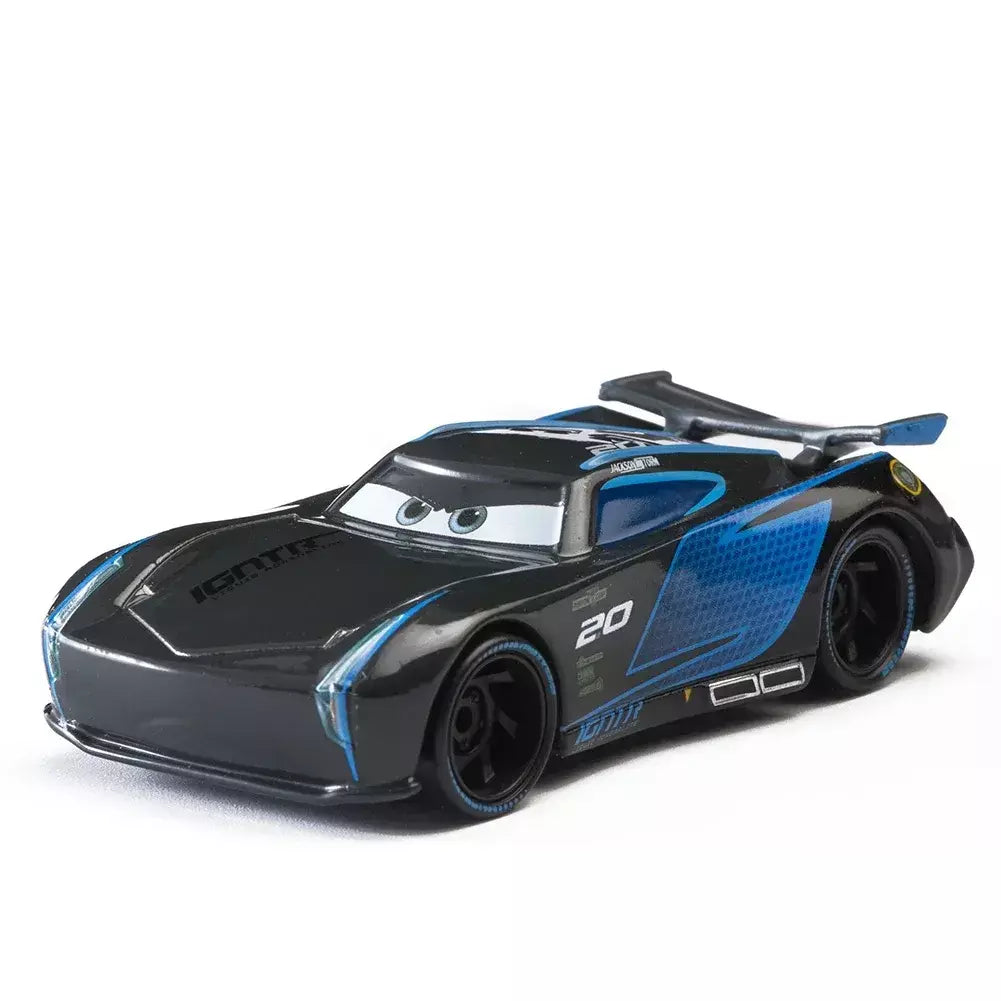 12 pçs disney pixar carros caixa de presente metal diecast relâmpago mcqueen modelo carro brinquedo jackson tio caminhão menino brinquedos aniversário