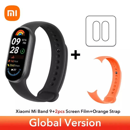 Versão global xiaomi banda inteligente 9 1.62 display amoled spo2 monitoramento 21 dias de vida útil da bateria mais de 150 modos esportivos smartband