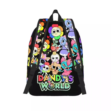 Mochila fofa Dandys World para homens e mulheres, legal, estudante, trabalho, mochila, jogo, laptop, bolsa de ombro ao ar livre