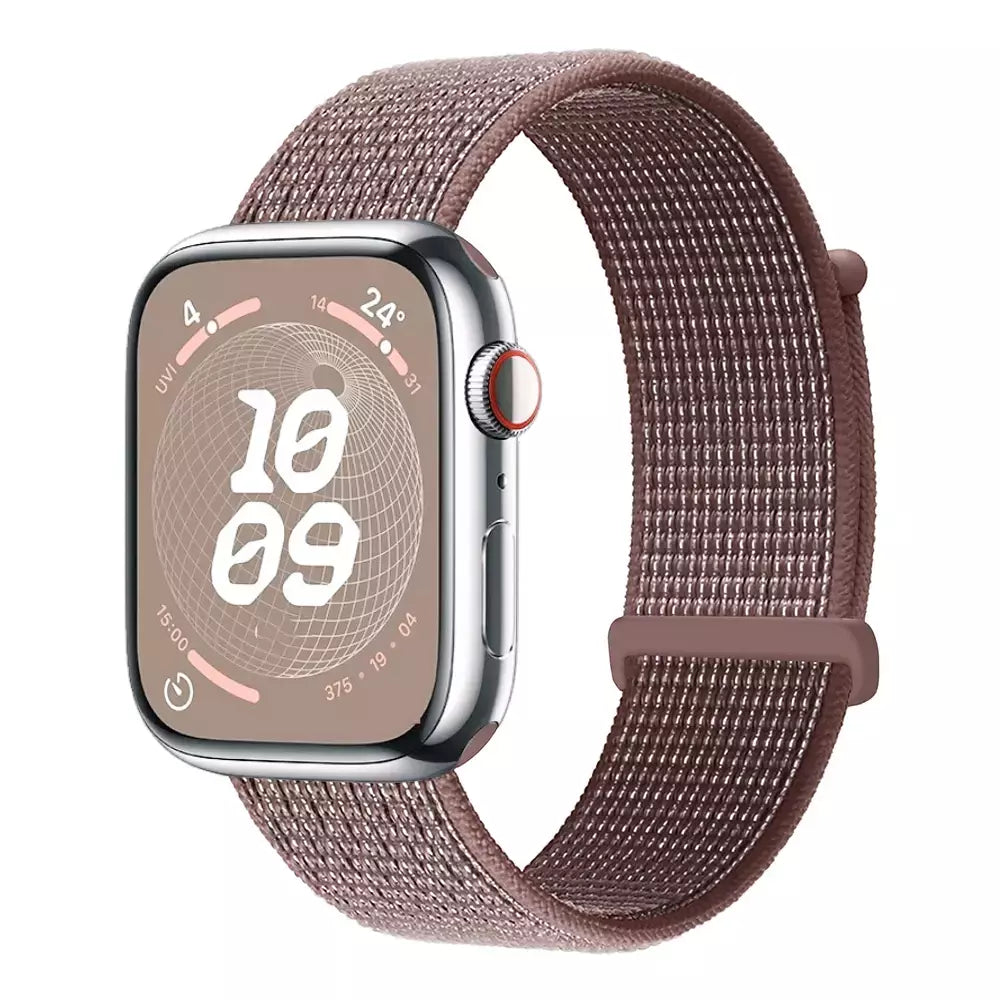 Pulseira de Nylon Respirável para Apple Watch, Alça de Substituição, Ultra 2 1, 49mm, Série 9, 8, 7, 6, 5, 4, 3, SE, 44mm, 45mm, 41 milímetros, 44 milímetros
