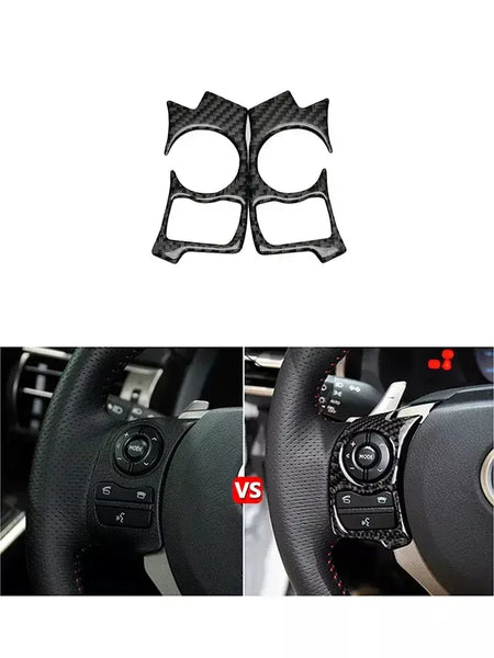 Material De Fibra De Carbono Adesivos, Auto Molduras Interiores, Tira Decorativa, Acessórios Do Carro, Lexus IS250 IS250C IS300 2014-2018