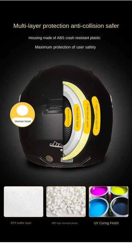 Capacete de motocicleta masculino e feminino quatro estações capacete para motocicleta cascos para moto lente dupla