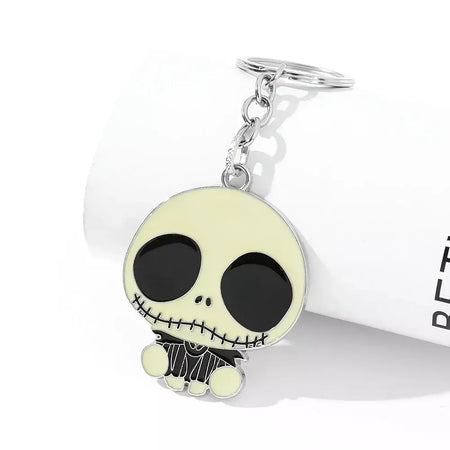 Disney o pesadelo antes do natal chaveiro filme figura jack skellington chaveiros masculino férias jóias acessórios