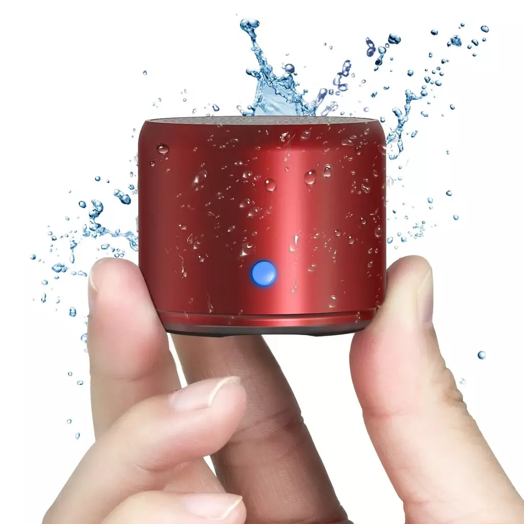 EWA A106 Pro Mini alto-falante Bluetooth com radiador de graves personalizado, IPX7 à prova d'água, alto-falantes super portáteis, estojo de viagem embalado