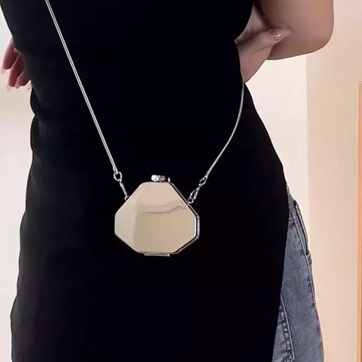 Bolsa de ombro acrílica para mulheres, bolsa de batom, mini bolsa crossbody, bolsa fofa, alta qualidade, designer, nova, 2024