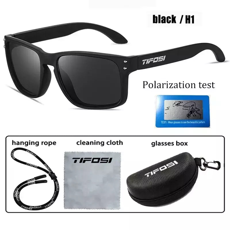 Tifosi-HD óculos polarizados com filme real, ao ar livre, lazer, caminhadas, viagens, golfe, pesca, condução, festa, colorido, UV400