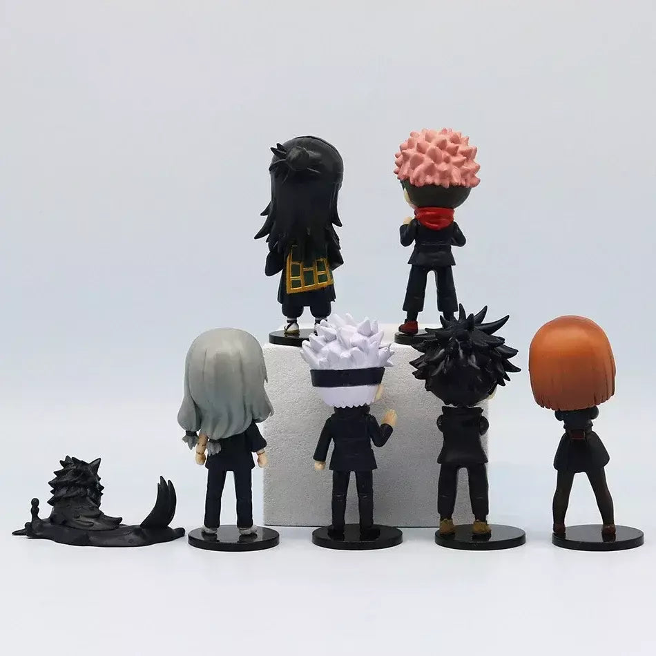 Jujutsu Kaisen Q Posket Figure, Satoru Gojo, Itadori Yuji, Geto Suguru, Nobara Megumi, Enfeites de Personagem, 9cm