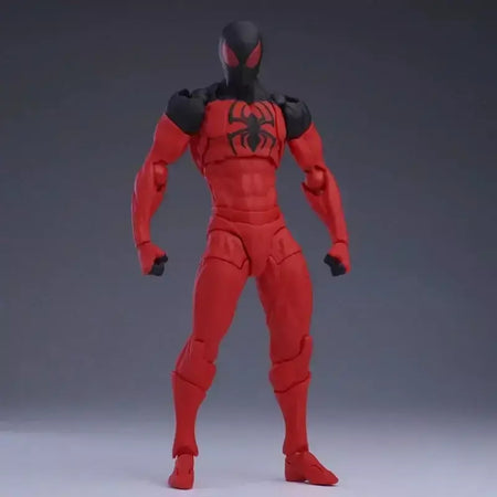 Em estoque brinquedos bagunça homem aranha symbiote spiderman messtoys terno preto vizinho scarlet aranha anime figura de ação presentes brinquedos