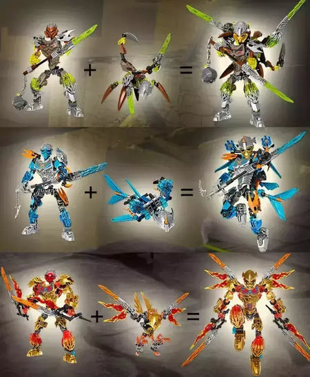 Bionicle Warriors Crânio Figuras de Ação Coleção Blocos de Construção Umarak Uxar Máscara Mestre Storm Beast Anime Tijolos Brinquedo Presentes para Crianças