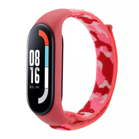 Correia de nylon para Xiaomi Mi Band, pulseira esportiva confortável, pulseira para Mi Band 7, 6, 5, 4, 3