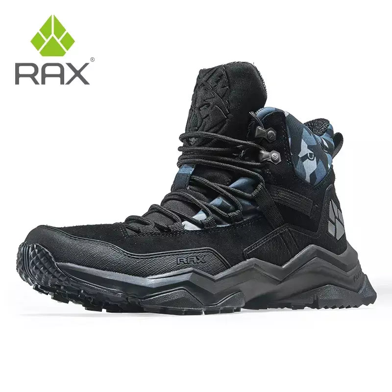 Rax à prova dwaterproof água caminhadas sapatos homens inverno ao ar livre tênis para homens botas de neve de pelúcia montanha botas de neve turismo ao ar livre sapato de corrida