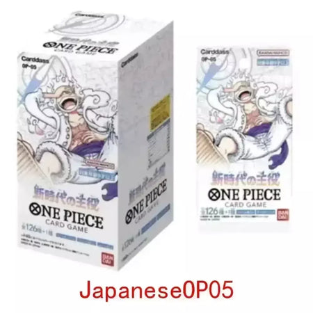 Uma peça tcg caixa de reforço de cartão de jogo japonês selado autêntico japonês OP01-OP13 série completa caixa de reforço cartões de coleção de jogo