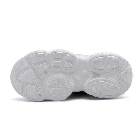 Branco crianças sapatos para meninos e meninas moda crianças confortáveis tênis respiráveis antiderrapante escola casual calçado de caminhada