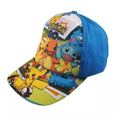 Anime figura pokemon boné de beisebol pikachu chapéu ajustável pokemon cosplay hip hop dos desenhos animados chapéus adultos menino menina crianças presentes aniversário