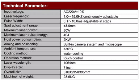 Hunst jóias máquina de solda a laser 80w solda mini soldador a laser de fibra portátil para ouro prata titânio anéis colar metal