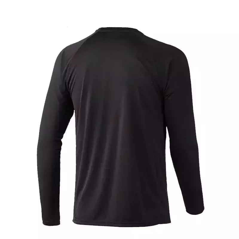 Proteção UV Manga Longa dos homens Pesca Camisas, Roupa ao ar livre, Verão Jersey, Upf 50 Roupas, Desempenho Respirável Camisas de Pesca