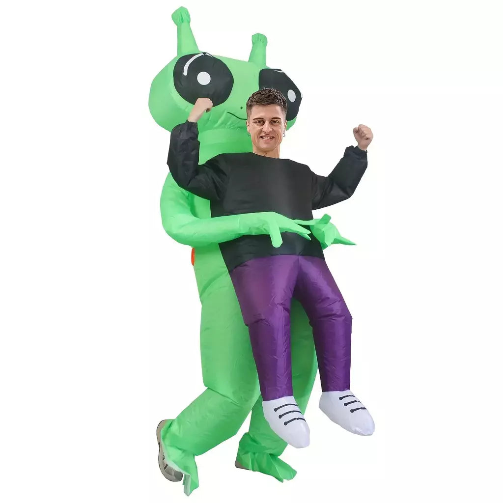 Adulto et alienígena traje inflável engraçado ternos extravagantes vestido morte fantasma purim halloween carnaval anime festa cosplay trajes
