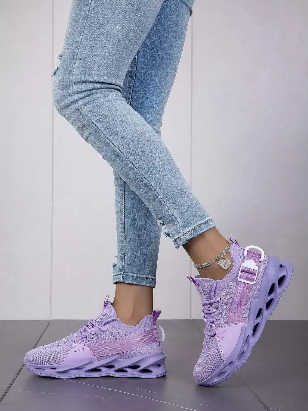 Venda quente moda roxo tênis casuais das mulheres dos homens lâmina tênis de corrida tamanho grande 48 luz respirável sapatos esportivos masculino malha tênis