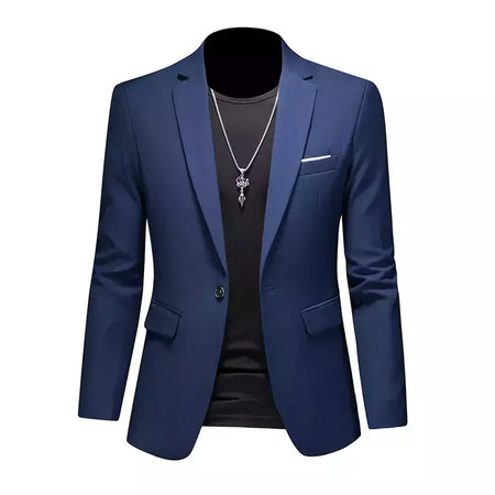Blazer Casual de Negócios Masculino, Jaqueta Monocromática, Casacos Oversize, Smoking Masculino, Roupas de Marca, Roupas de Trabalho, Plus Size M-6XL