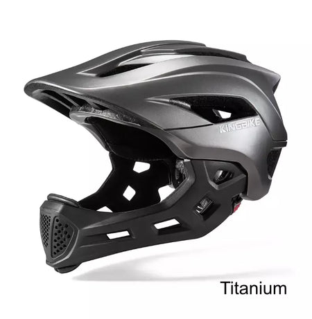 Batfox crianças rosto cheio capacete da bicicleta destacável downhill crianças ciclismo motocicleta skate esportes corrida capacete de bicicleta
