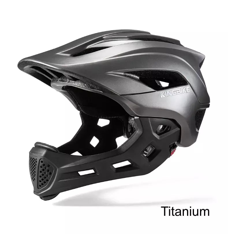 Batfox crianças rosto cheio capacete da bicicleta destacável downhill crianças ciclismo motocicleta skate esportes corrida capacete de bicicleta