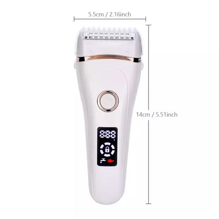 Depilador elétrico indolor para mulheres, USB recarregável, portátil, USB, depilação, máquinas de barbear femininas, aparador de pêlos feminino, barba