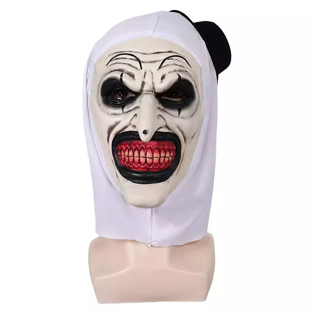 Arte o palhaço cosplay máscara horror terror terror 3 óculos de girassol headwear chifre adereços halloween carnaval traje acessórios