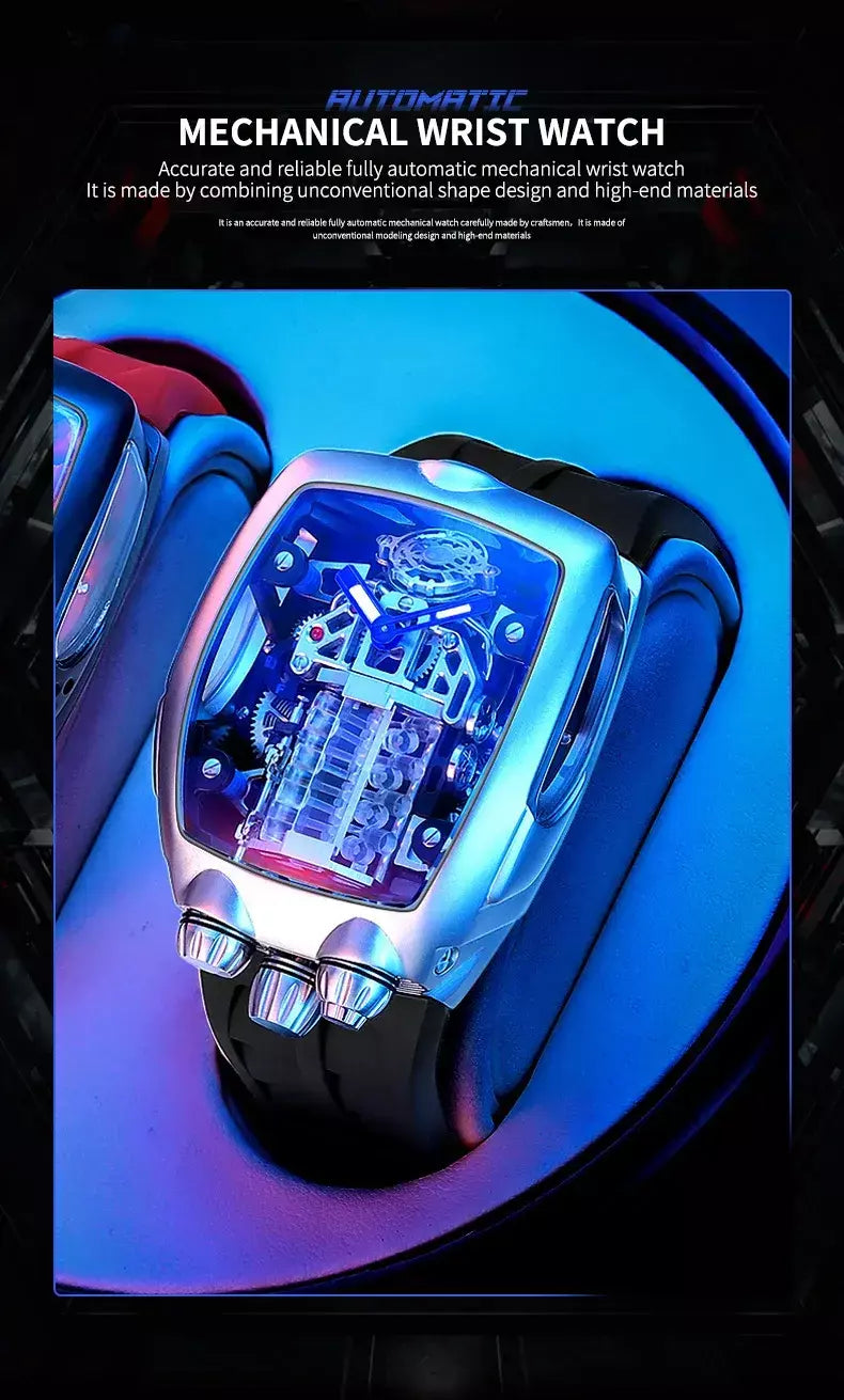 Pindu design relógios masculinos marca superior de luxo militar esporte masculino nh05 relógio automático à prova dwaterproof água relógios mecânicos montre homm