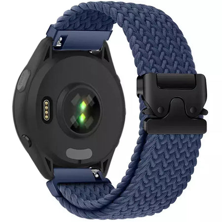 Pulseira de paraquedas de 20mm 22mm para garmin venu 4 3 2 sq band para forerunner 165/255/265/570 pulseira vivoactive 4 5 6 pulseira