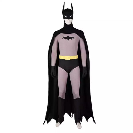 Morcego masculino cosplay traje bruce super-herói disfarce para homem adulto macacão manto máscara de morcego bodysuit halloween carnaval festa roupas
