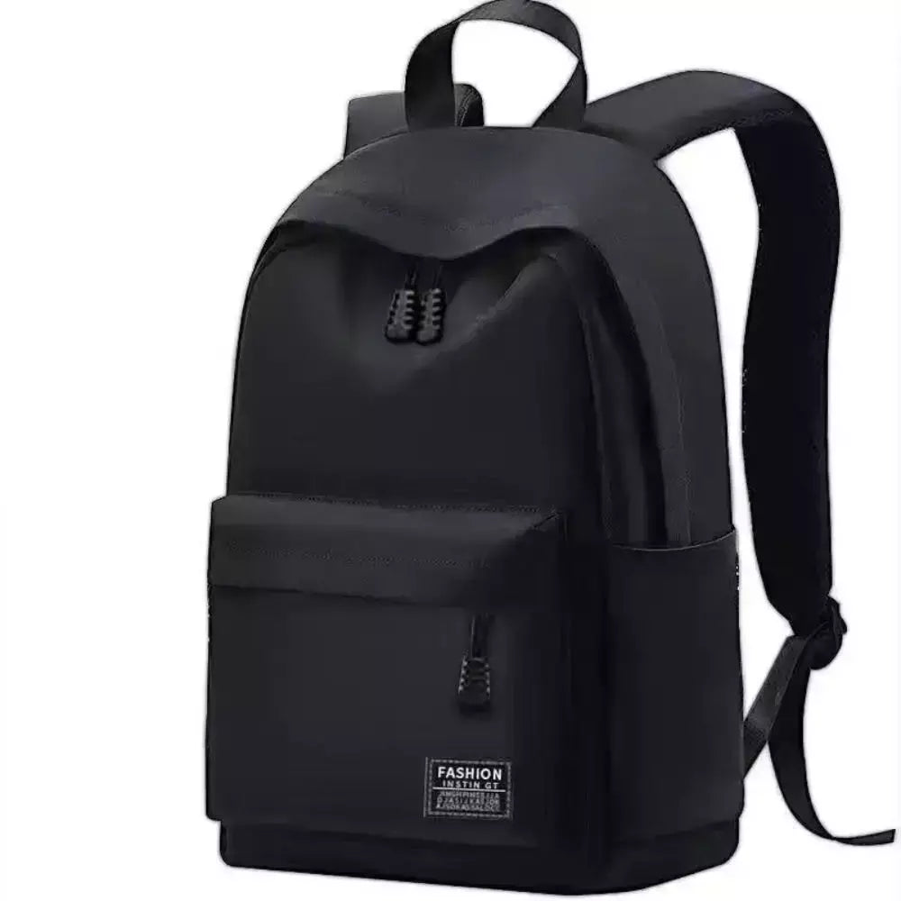 Mochila minimalista lavável unissex, grande capacidade, versátil, escola, estudante, computador, viagem, moda