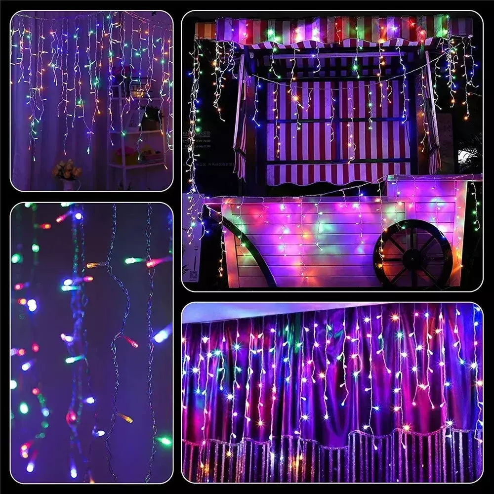 Led solar luz da corda ao ar livre jardim luzes de fadas led cintilação lâmpada à prova dwaterproof água para decoração festa natal 3.5m guirlandas jardim