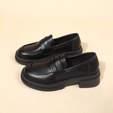 Novo estilo japonês sapatos de estudante universitário cosplay lolita sapatos para mulher/menina moda preto/café uniforme sapatos plataforma 2024