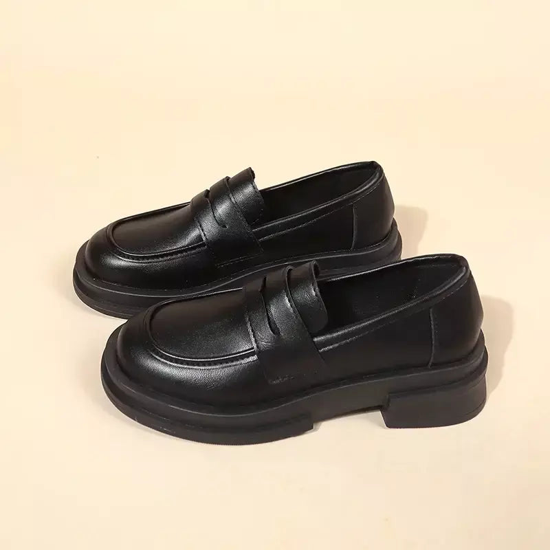 Novo estilo japonês sapatos de estudante universitário cosplay lolita sapatos para mulher/menina moda preto/café uniforme sapatos plataforma 2024