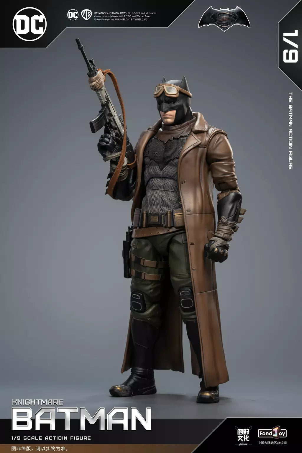 Novo original fondjoy bruce wayne batman figura tático batuit batman liga da justiça figuras detetive quadrinhos 1/9 pvc brinquedo do miúdo