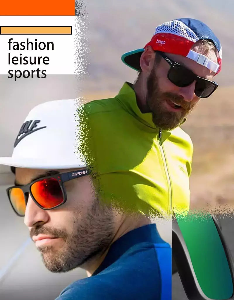 Tifosi-HD óculos polarizados com filme real, ao ar livre, lazer, caminhadas, viagens, golfe, pesca, condução, festa, colorido, UV400