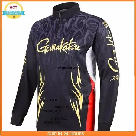 Roupas esportivas de pesca primavera verão homens manga longa ao ar livre ciclismo camisas de pesca secagem rápida roupas respiráveis
