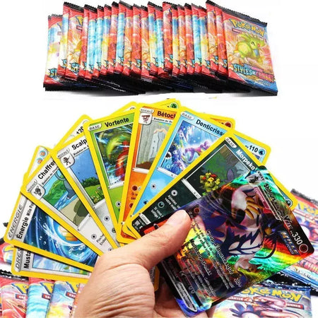 4 pacote de cartas pokémon 151 equipe up sun & moon trovão inglês jogo de cartas de negociação evoluções impulsionador colecionável crianças brinquedos presentes