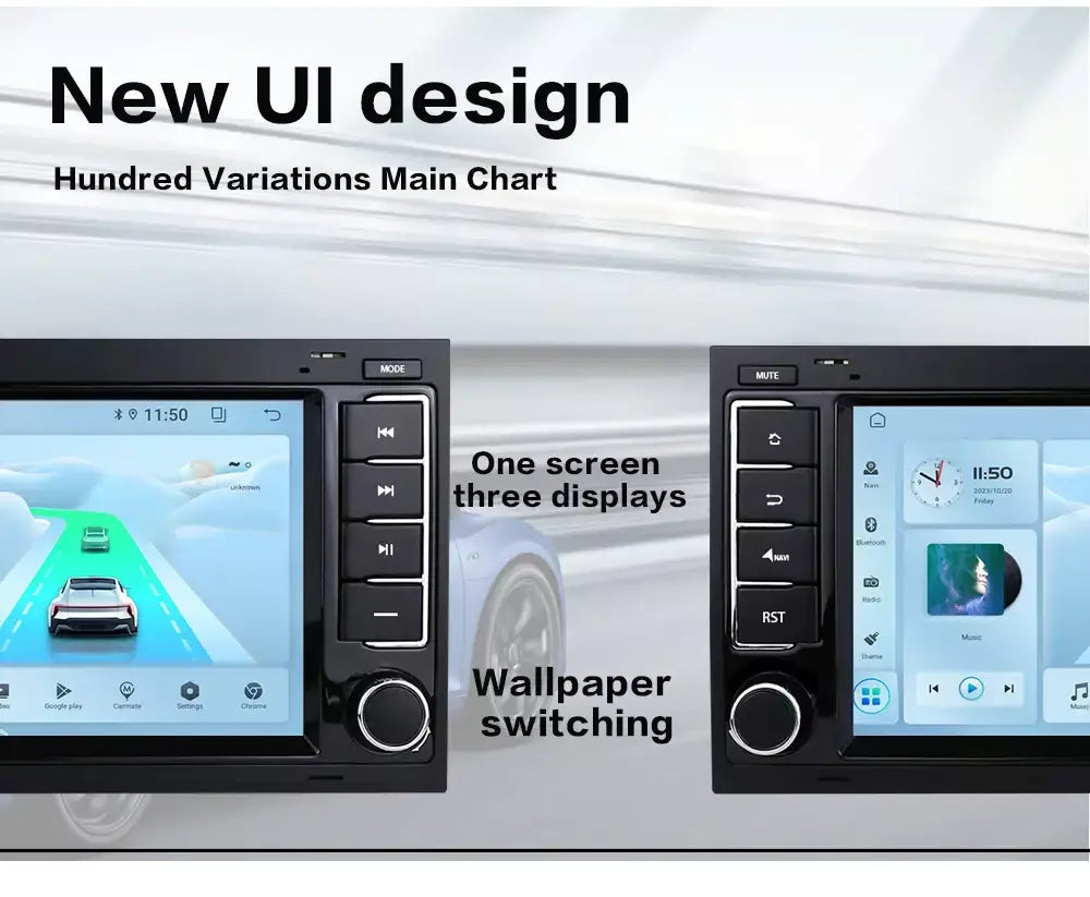 Leitor multimídia carro com Bluetooth, Android 13, 2 Din, Carplay para Touareg T5 Transporter, Volkswagen VW 2002-2010, Auto Bluetooth