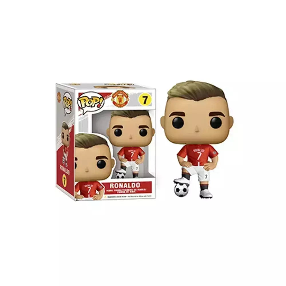 Ronaldo-Action Figure for Kids, Funko Pop, Portugal, Real Madrid, Juventus, Rivor, Manchester United, United, Vinil, Fã, Presentes de sonho, #7