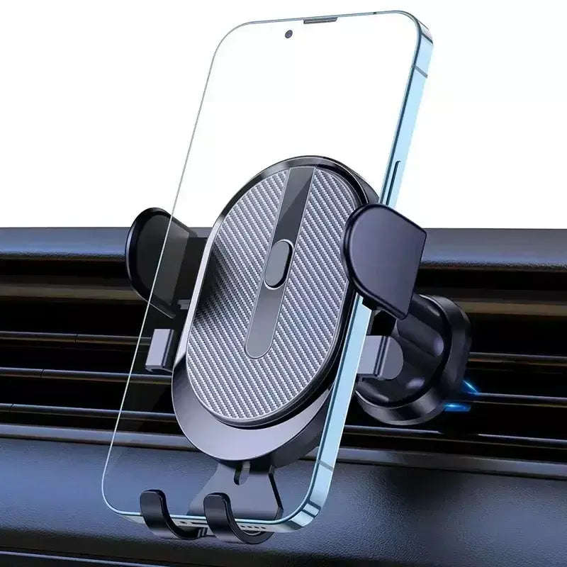 Suporte do telefone móvel do carro saída de ventilação de ar clipe gancho sensor gravidade suporte do carro triângulo gravidade fosco gps suporte para todos os celulares