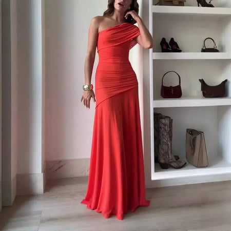 Sexy assimétrico colarinho tubo superior sem costas midi saia vestido com tule plissado splice manga curta vestido feminino para festa