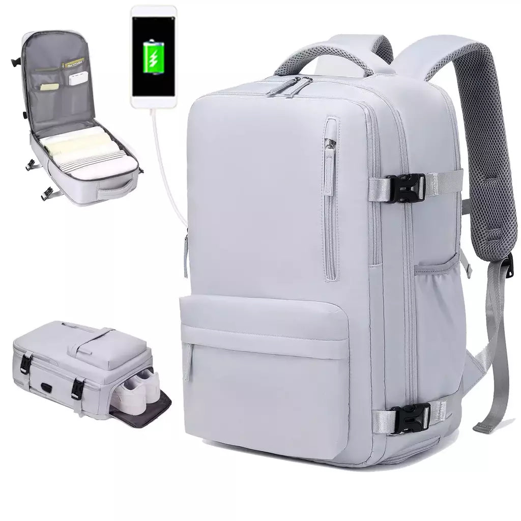 Mochila Laptop para Homens e Mulheres, Mochila Impermeável de Lazer de Viagem, Bolsa para Computador com Compartimento de Sapato 15";;VERDADEIRO;;"910hei,15 polegadas