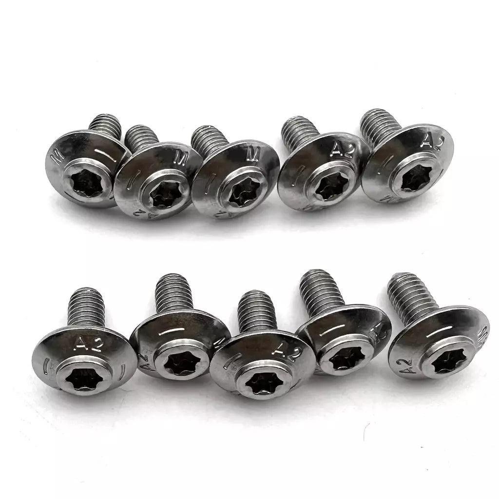 Acessórios para motocicleta m5 * 12 para bmw r1200gs r1250gs f850gs adv r1200rt r1250rt k1600b s1000rr parafusos de carenagem de motocicleta