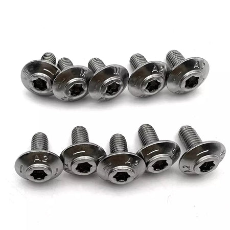 Acessórios para motocicleta m5 * 12 para bmw r1200gs r1250gs f850gs adv r1200rt r1250rt k1600b s1000rr parafusos de carenagem de motocicleta