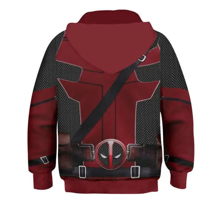 Meninos meninas deadpool wolverine cosplay traje super-herói impressão 3d pulôver hoodies jaqueta camisolas para festa de halloween
