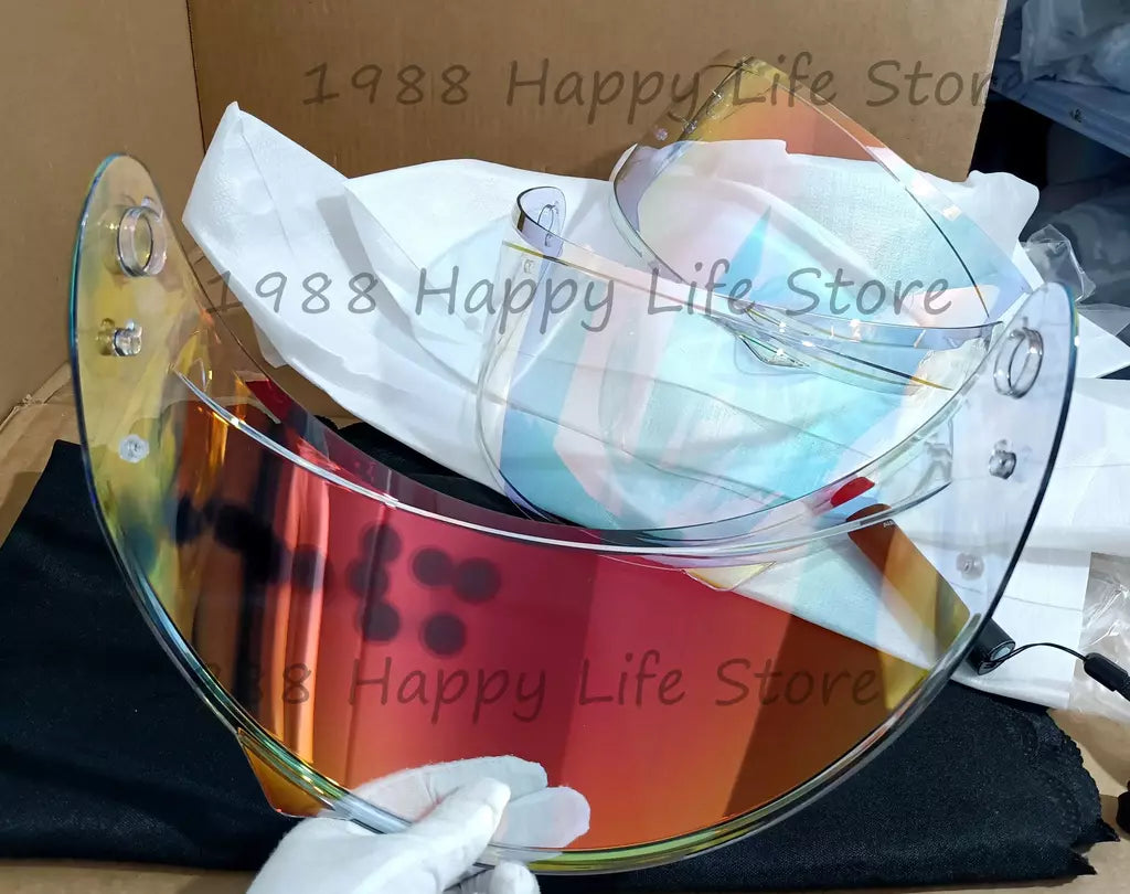 Para hjc c10 HJ-34P hj 34p viseira fotocromática acessórios da motocicleta capacete lente visor de vidro escudo tela do pára-brisa mica