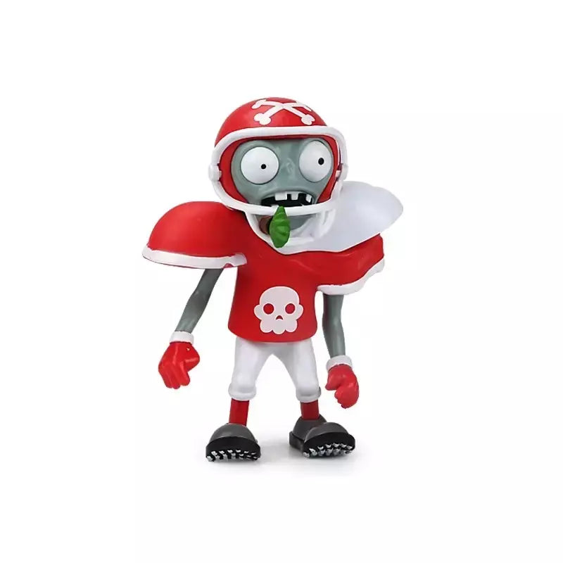 Plantas vs zumbis figura de ação gargantuar dr. zumbi conehead balde de futebol yeti figuras presentes de aniversário crianças brinquedo para meninos