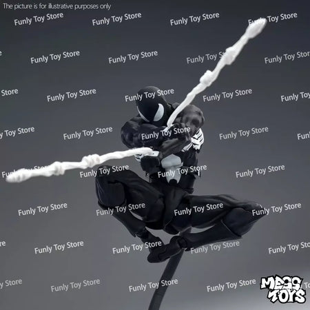 Em estoque brinquedos bagunça homem aranha symbiote spiderman messtoys scarlet aranha terno preto vizinho anime figura de ação presentes brinquedos
