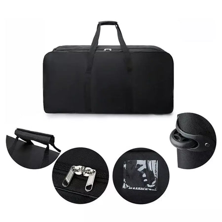 Sacos de roda dobráveis saco de armazenamento de bagagem com rodas grande capacidade carry on bagagem transportadora expansível trole mala